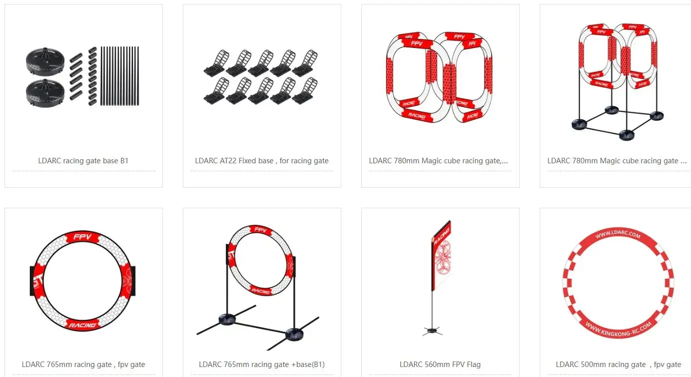 Drone Racing Flag - ประตูแข่งรถ LDARC 500 มม./765 มม., ประตู