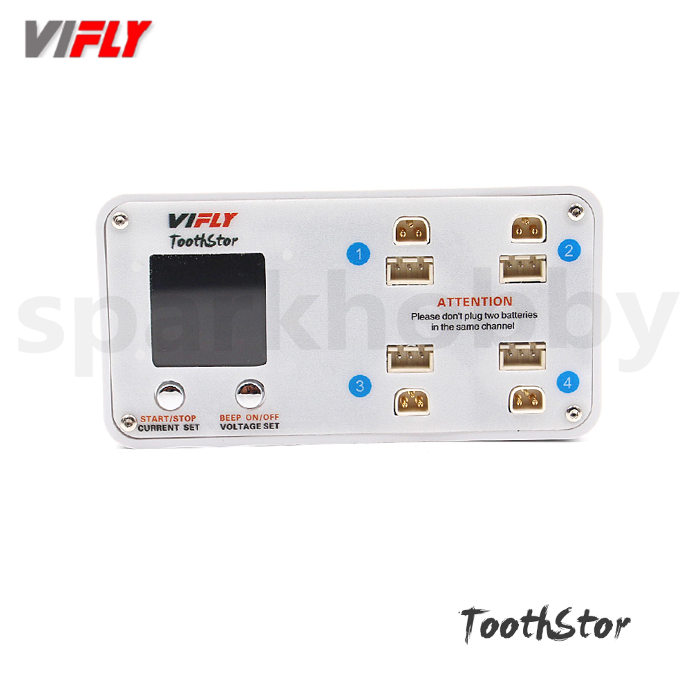 Drone Racing Charger - เครื่องชาร์จแบตเตอรี่ VIFLY ToothStor 4 ช่อง 2S