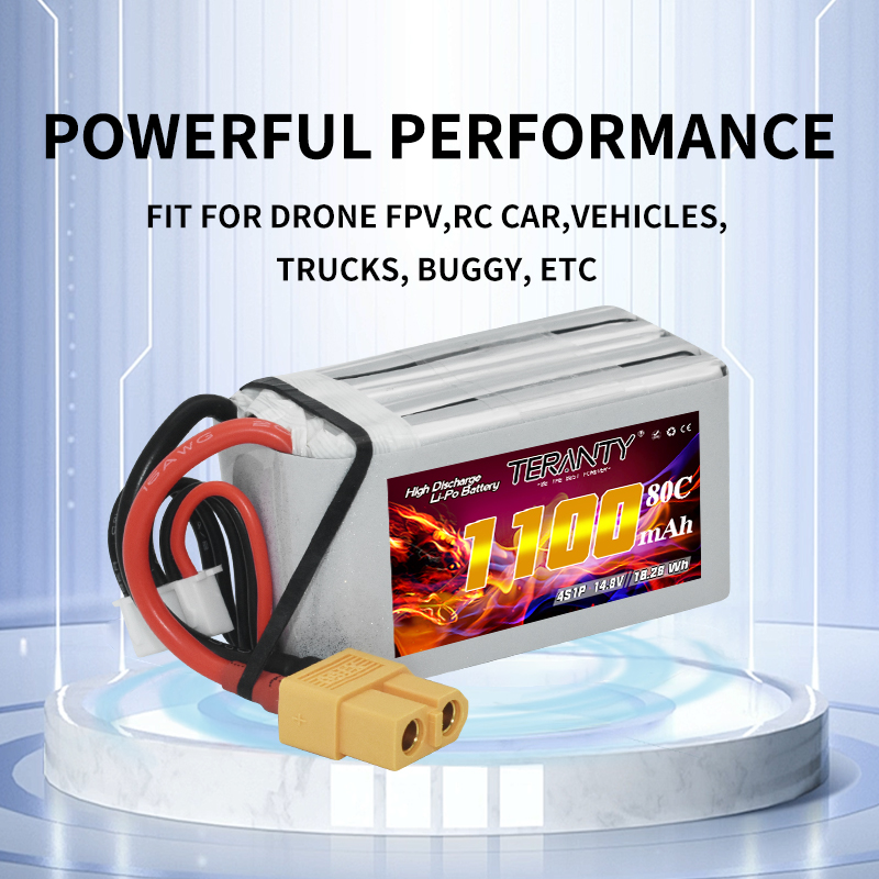 TERANTY 4S 1100mAh 80C/160C แบ - Drone Racing Battery บทวิจารณ์และราคา