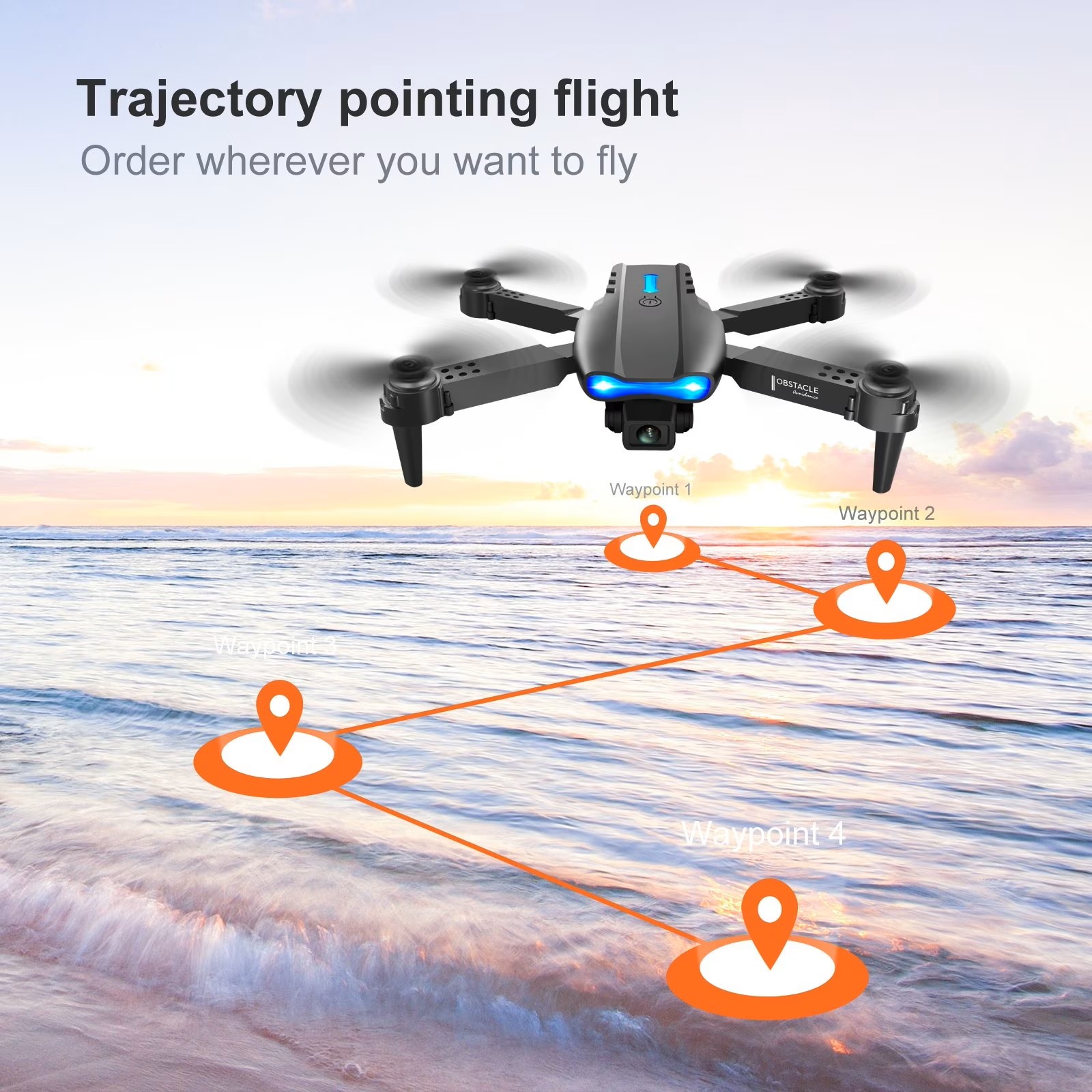 โดรนพับได้รุ่น E88PRO MAX ปี 2 - Drone Racing Camera บทวิจารณ์และราคา