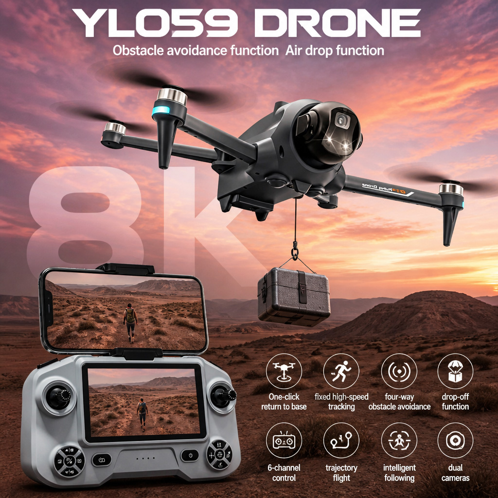 โดรน Potensic ระบบ GPS กลับอัต - Drone Racing Vtx บทวิจารณ์และราคา