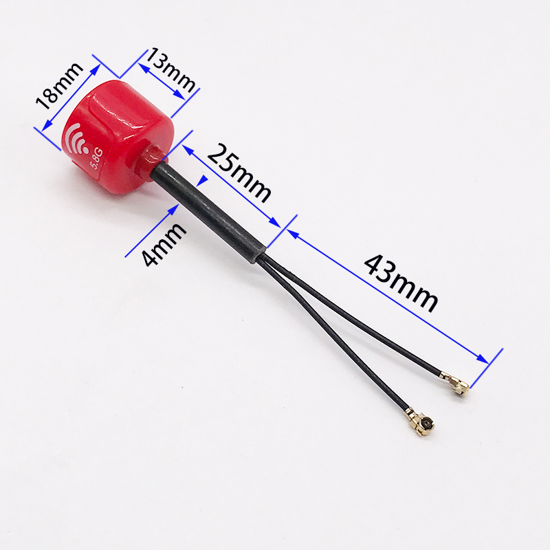 5.8G Lollipop LHCP เสาอากาศรับ - Drone Racing Antenna บทวิจารณ์และราคา